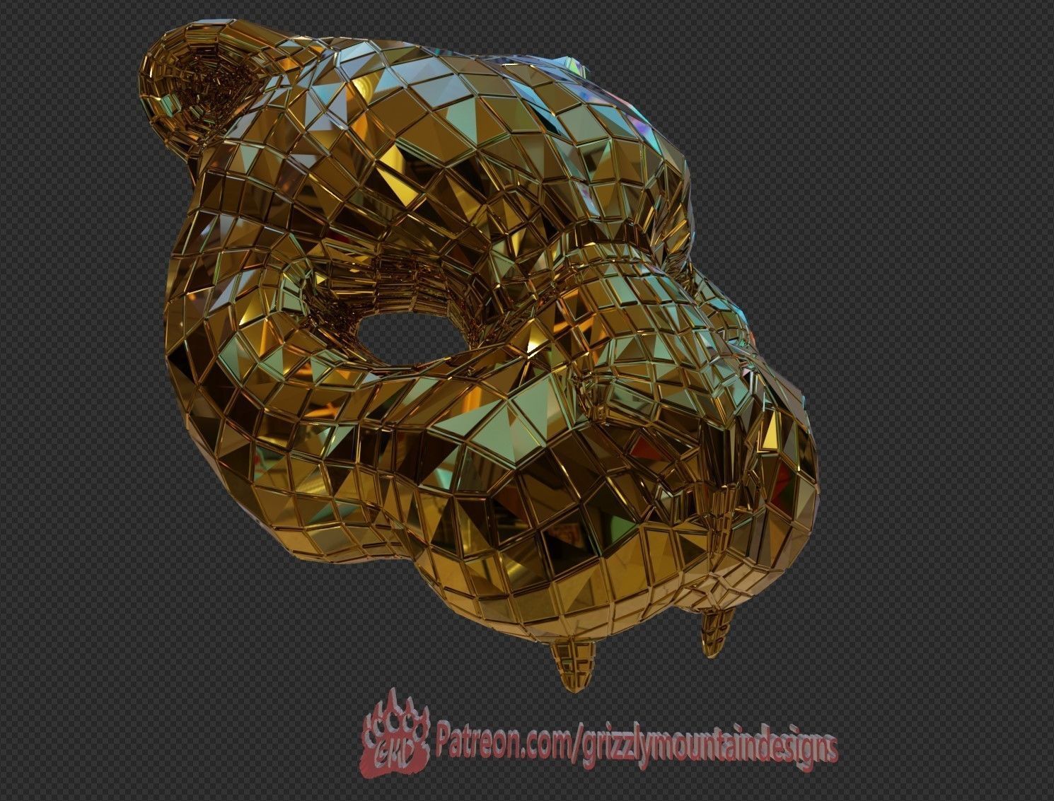 Accurate Squid Game VIP Tiger Mask Ready to print Squidgame  3D print model_3