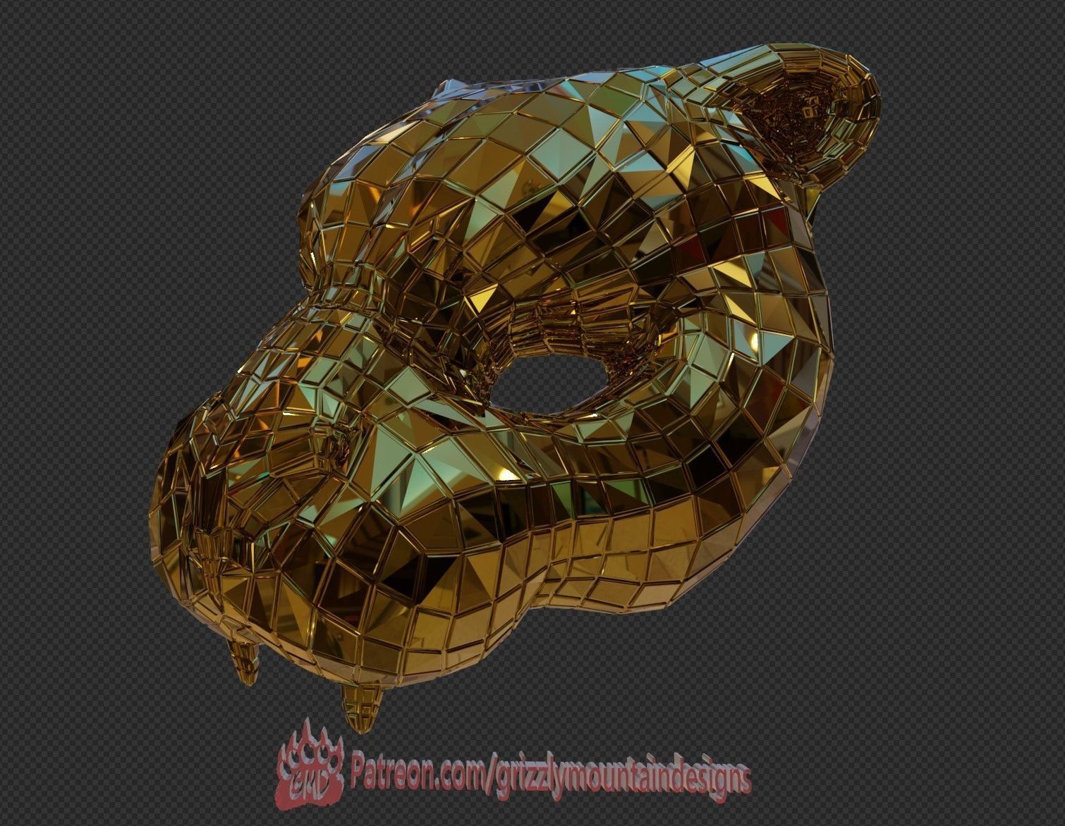 Accurate Squid Game VIP Tiger Mask Ready to print Squidgame  3D print model_8