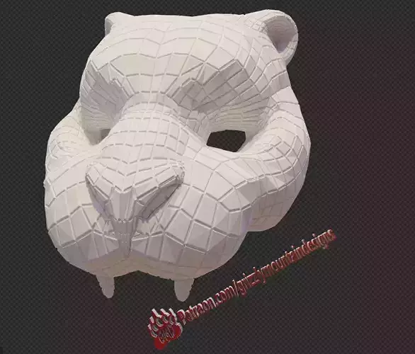 Accurate Squid Game VIP Tiger Mask Ready to print Squidgame  3D print model