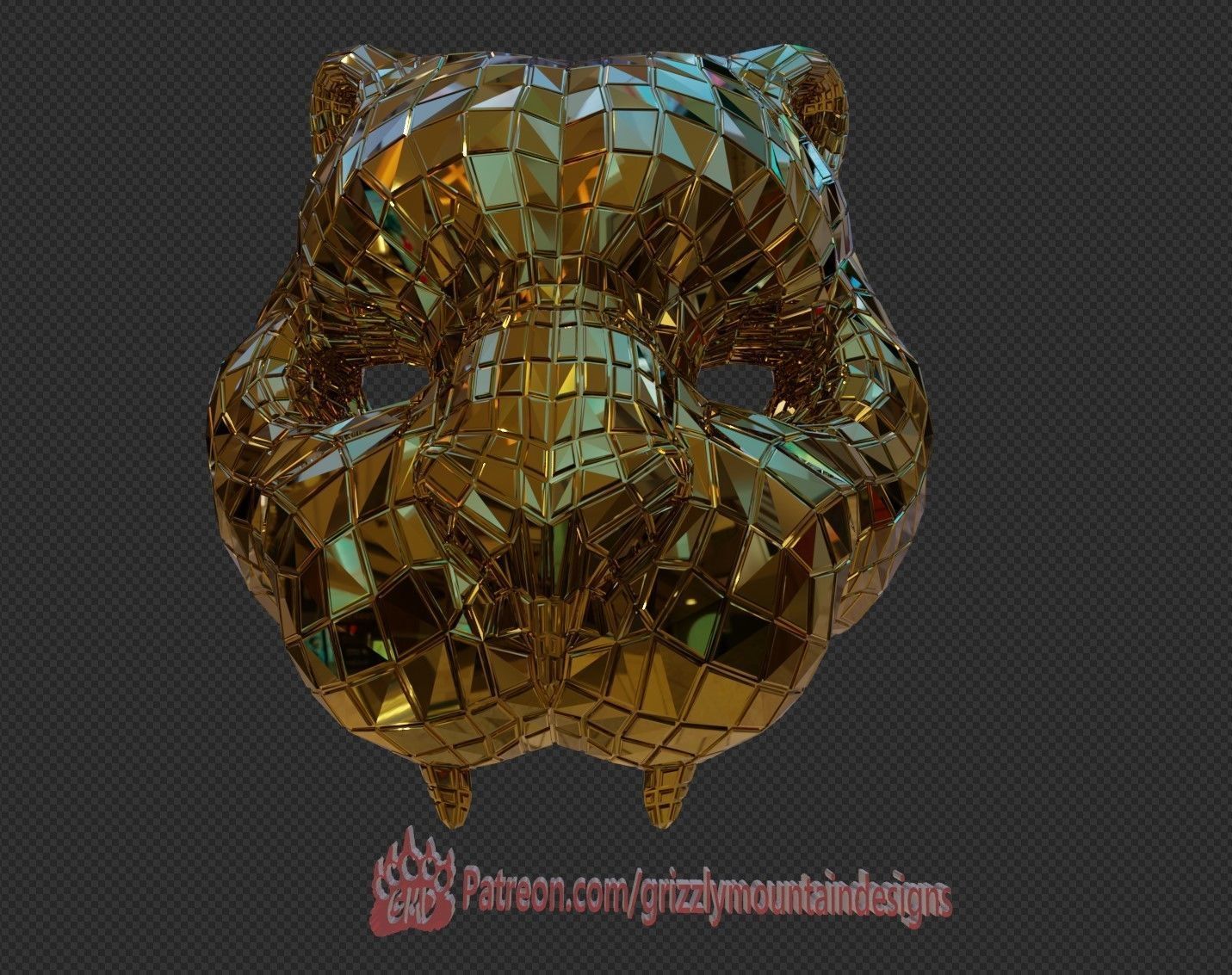 Accurate Squid Game VIP Tiger Mask Ready to print Squidgame  3D print model_4