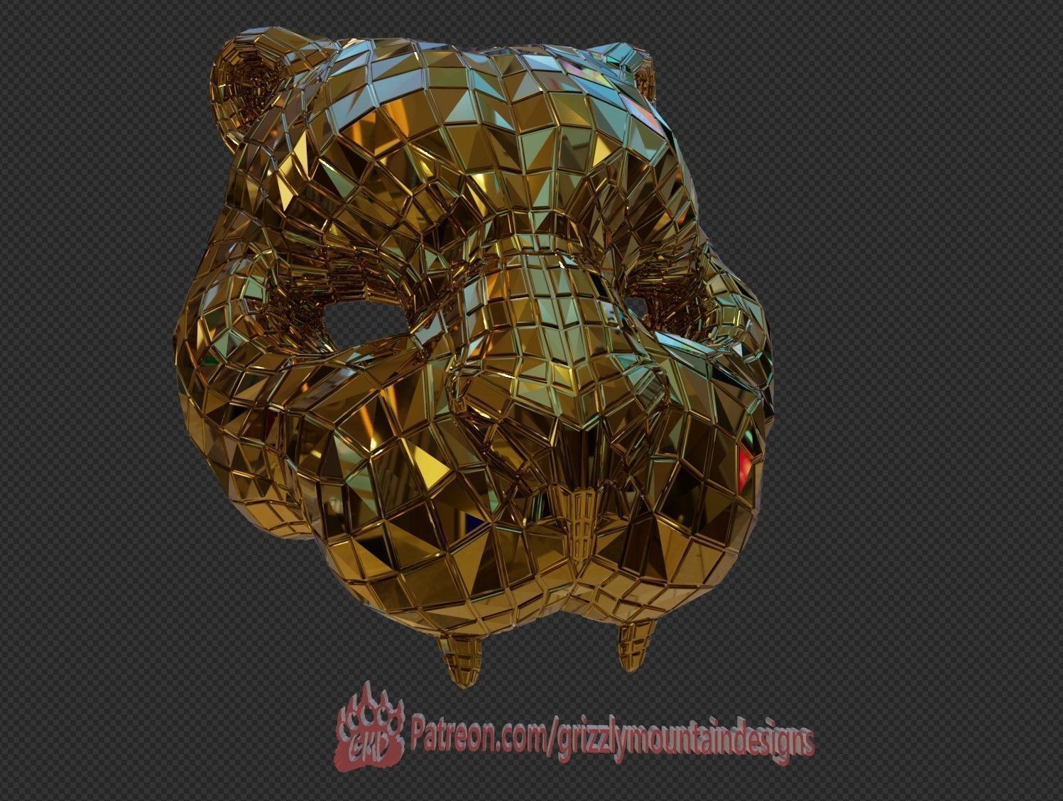 Accurate Squid Game VIP Tiger Mask Ready to print Squidgame  3D print model_5