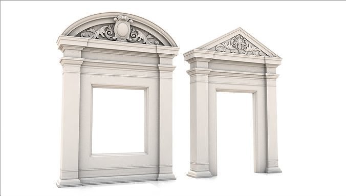Classic windows 3D model