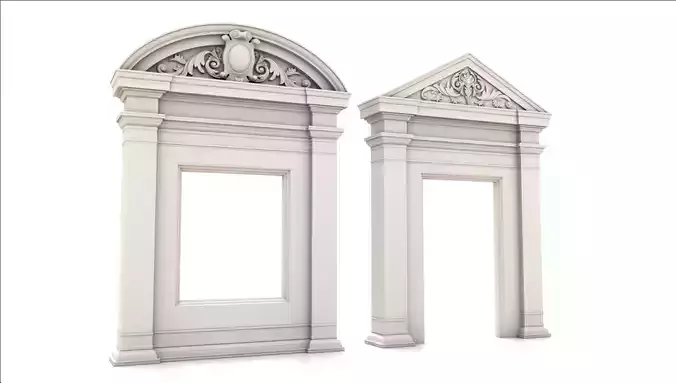 Classic windows 3D model