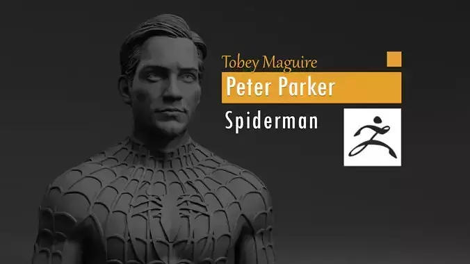 Tobey Maguire - Peter Parker - Spiderman 3D print model