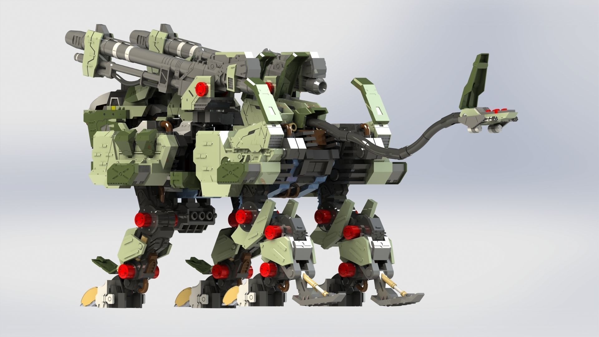 Liger Zero Panzer 3D model_4