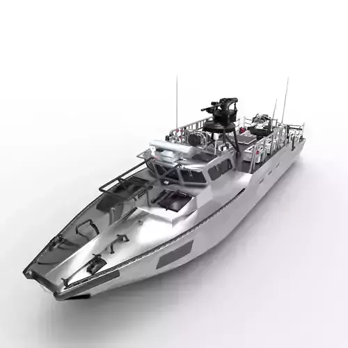 CB90 class fast assault craft 3D model