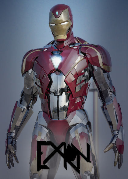 Iron Man MK-T78 Adamantium Armor 3D model_3