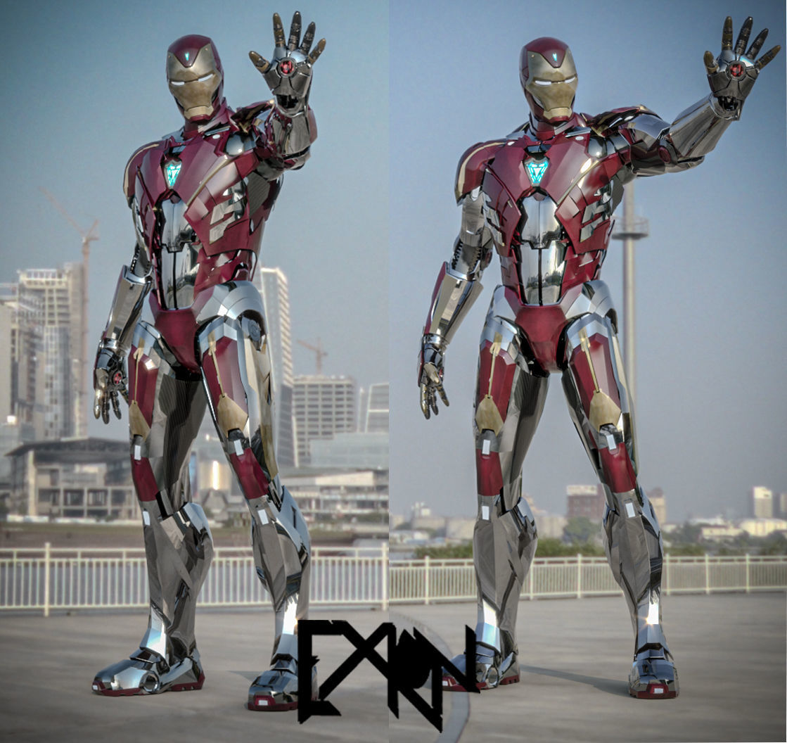 Iron Man MK-T78 Adamantium Armor 3D model_4