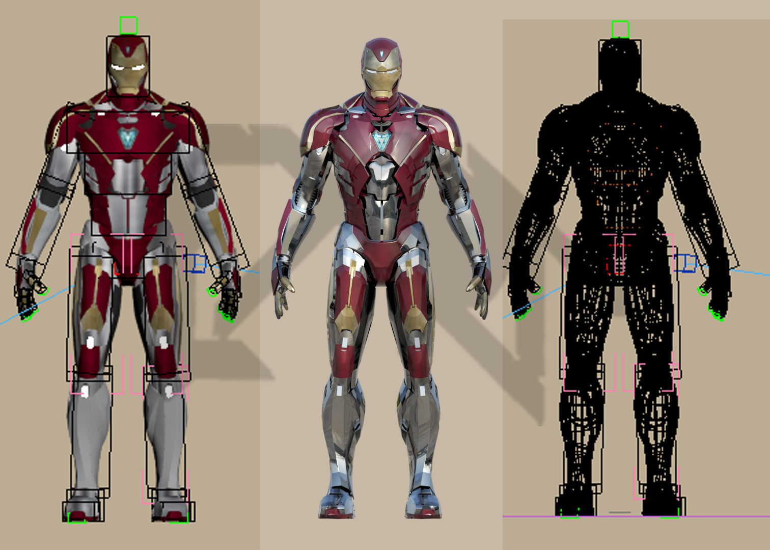 Iron Man MK-T78 Adamantium Armor 3D model_9