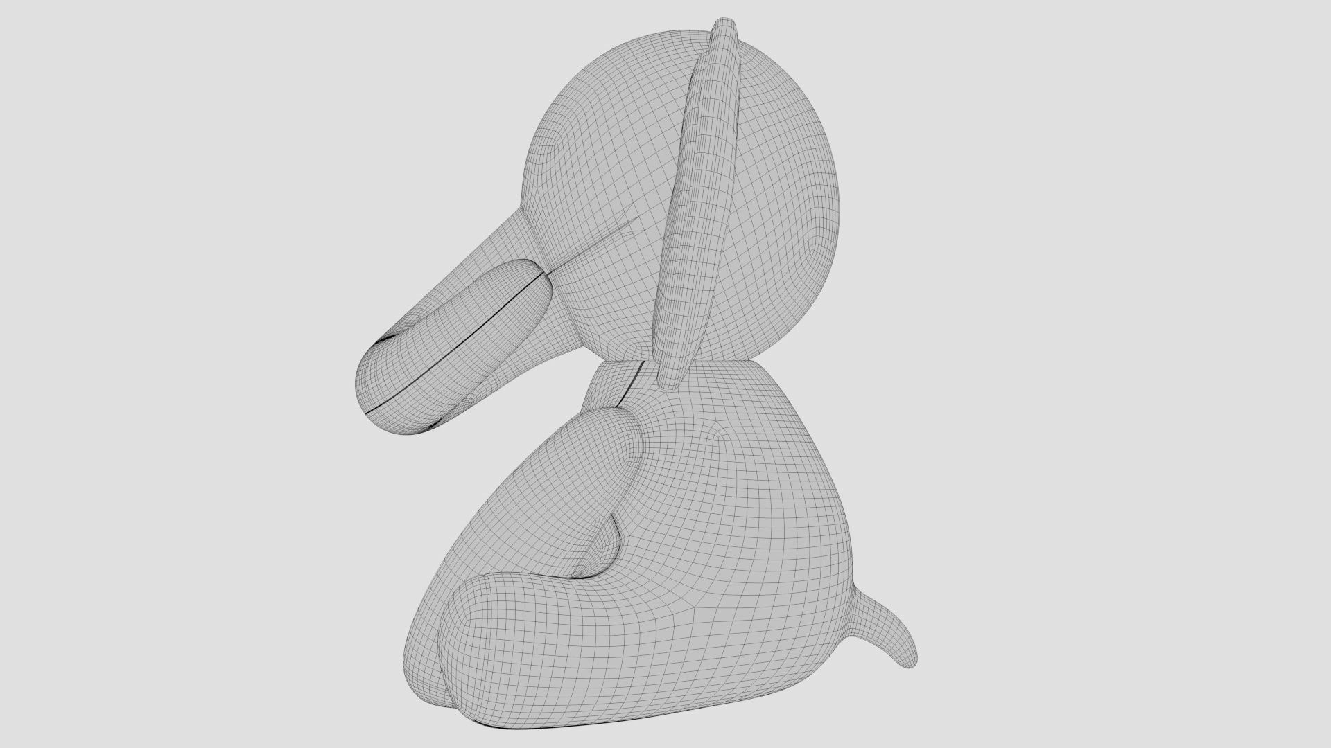 stuffed animal elephant 3D model_20