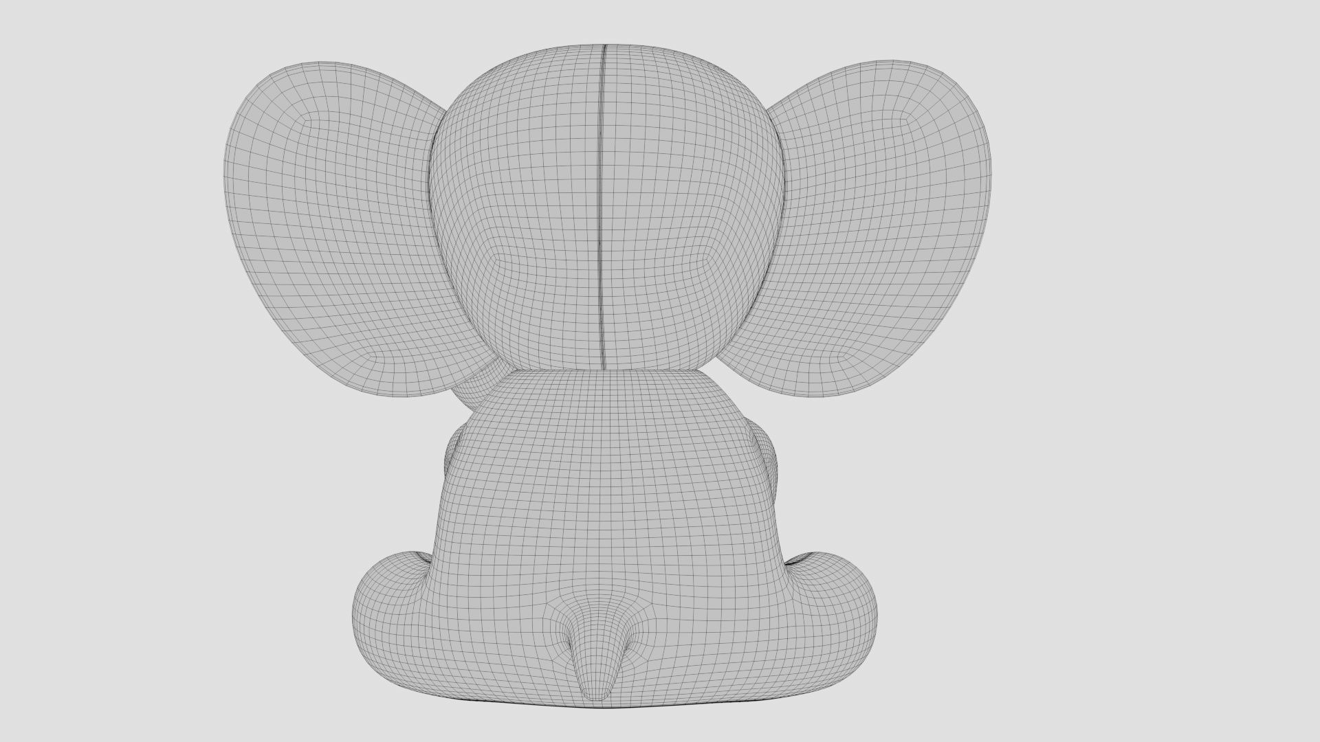stuffed animal elephant 3D model_19
