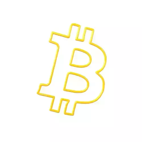Neon Bitcoin Symbol v1 002