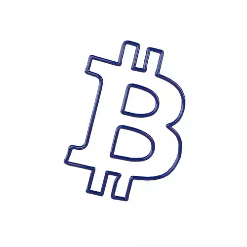Neon Bitcoin Symbol v1 005