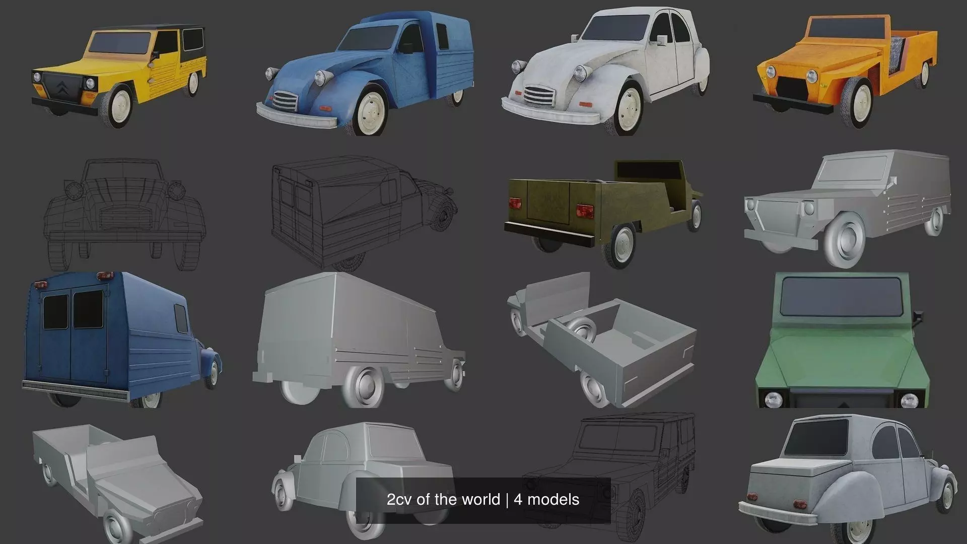 2cv of the world 3D Model Collection_0
