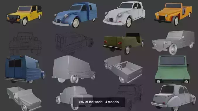 2cv of the world 3D Model Collection
