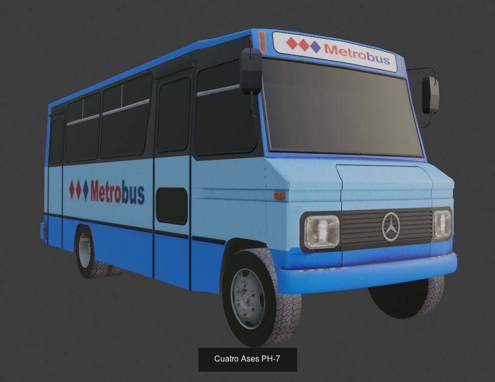 Chilean vehicles set 3D Model Collection_6