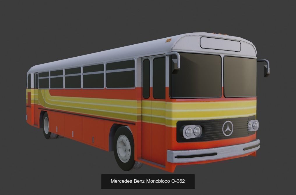 Chilean vehicles set 3D Model Collection_3