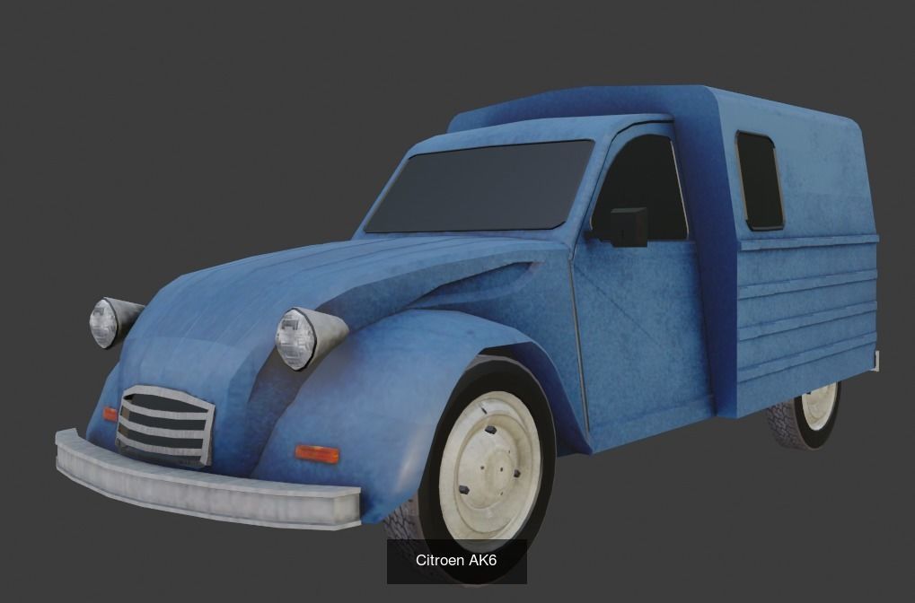 Chilean vehicles set 3D Model Collection_1