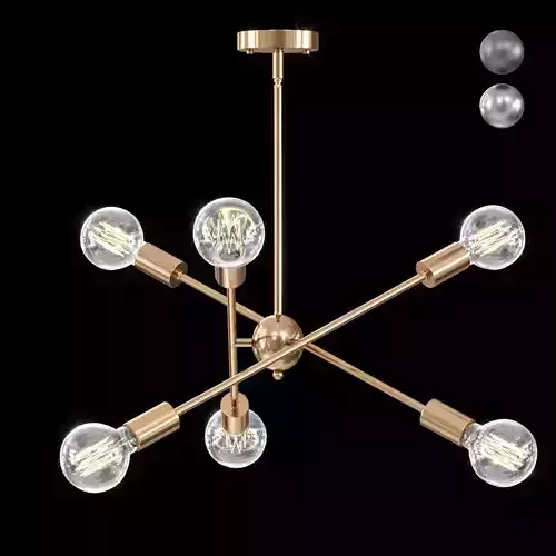 BONLICHT Modern Sputnik Chandelier