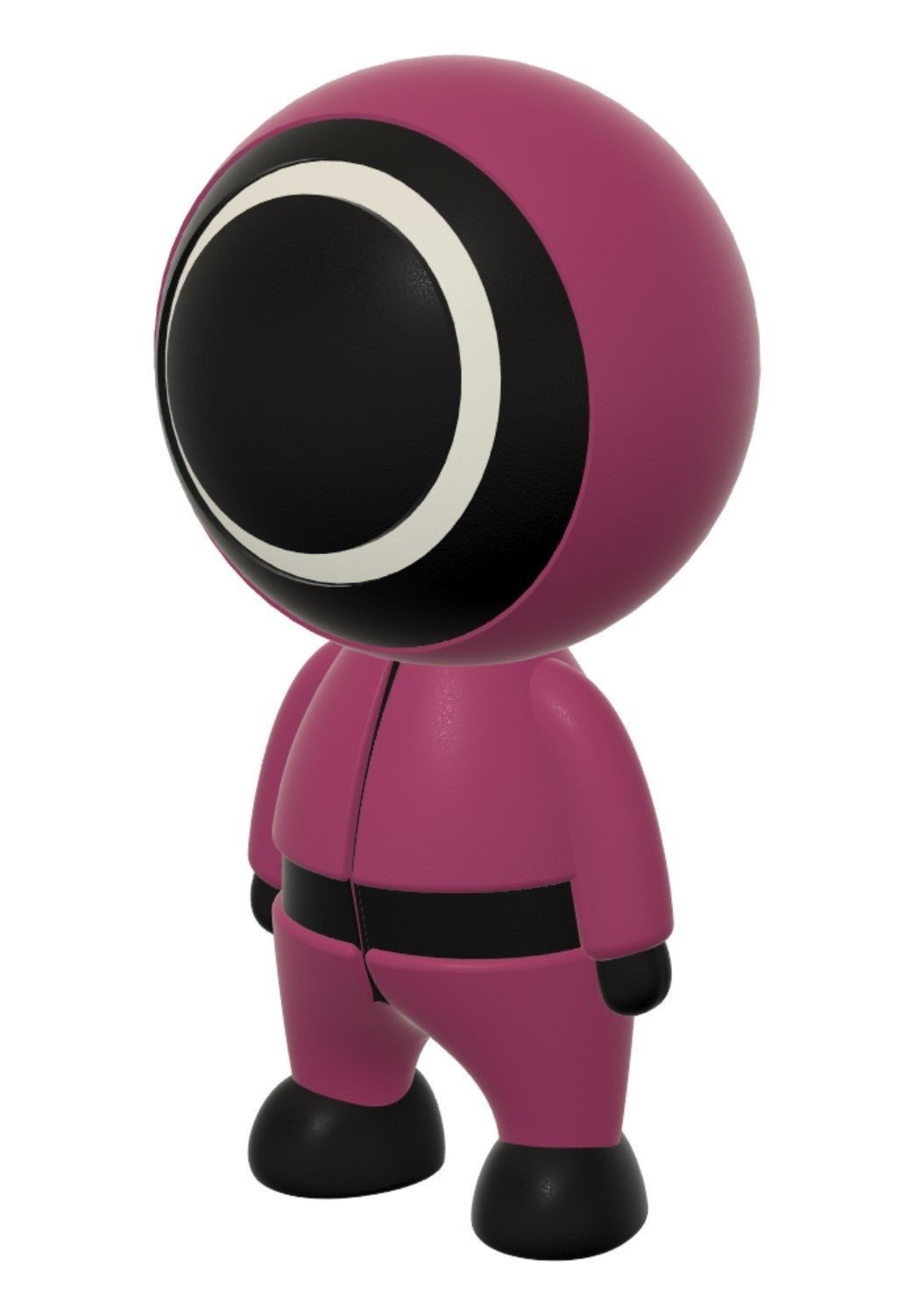 squid game  facilitator 3d printing models 3face figure toy  3D print model_2