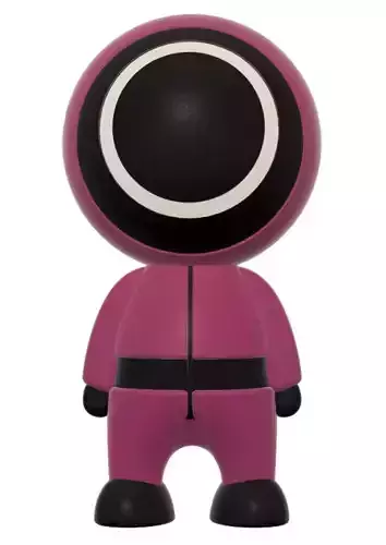 squid game  facilitator 3d printing models 3face figure toy 