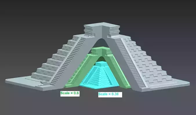 El Castillo - Chichen Itza 3D model