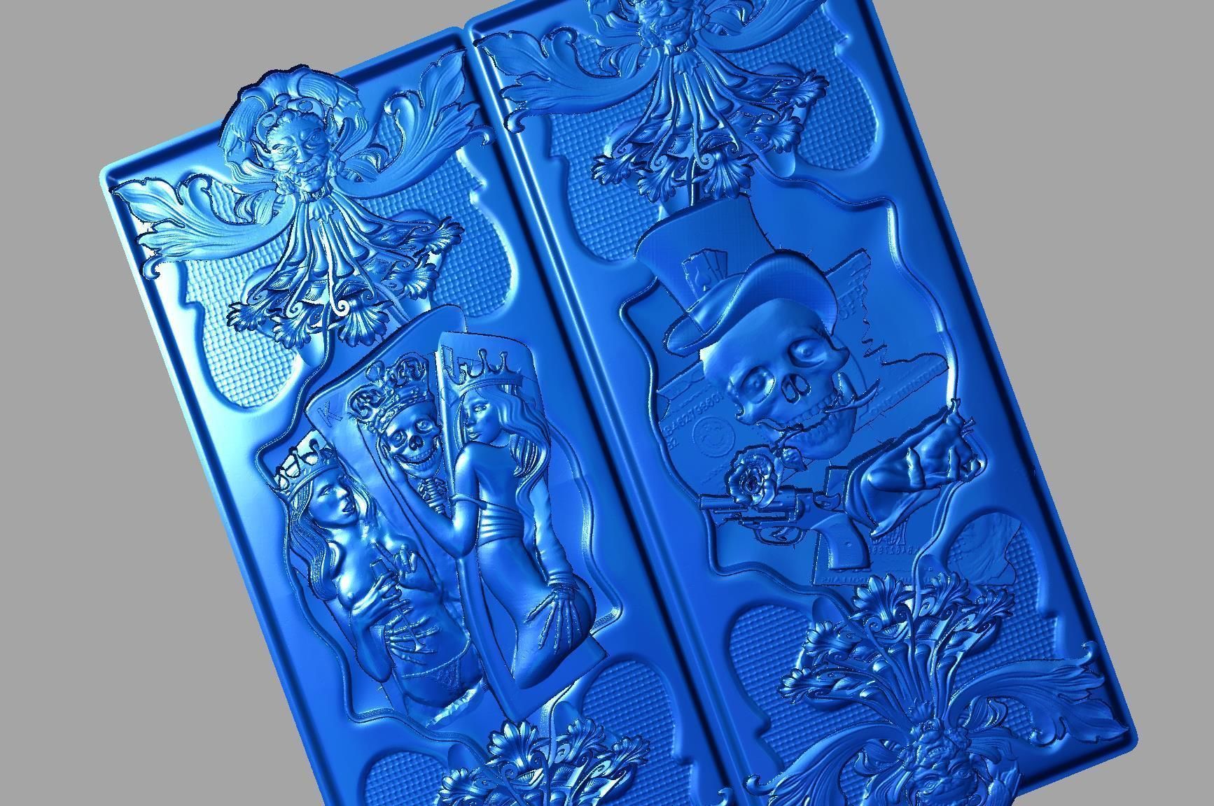 Skul releif 3D print model_6