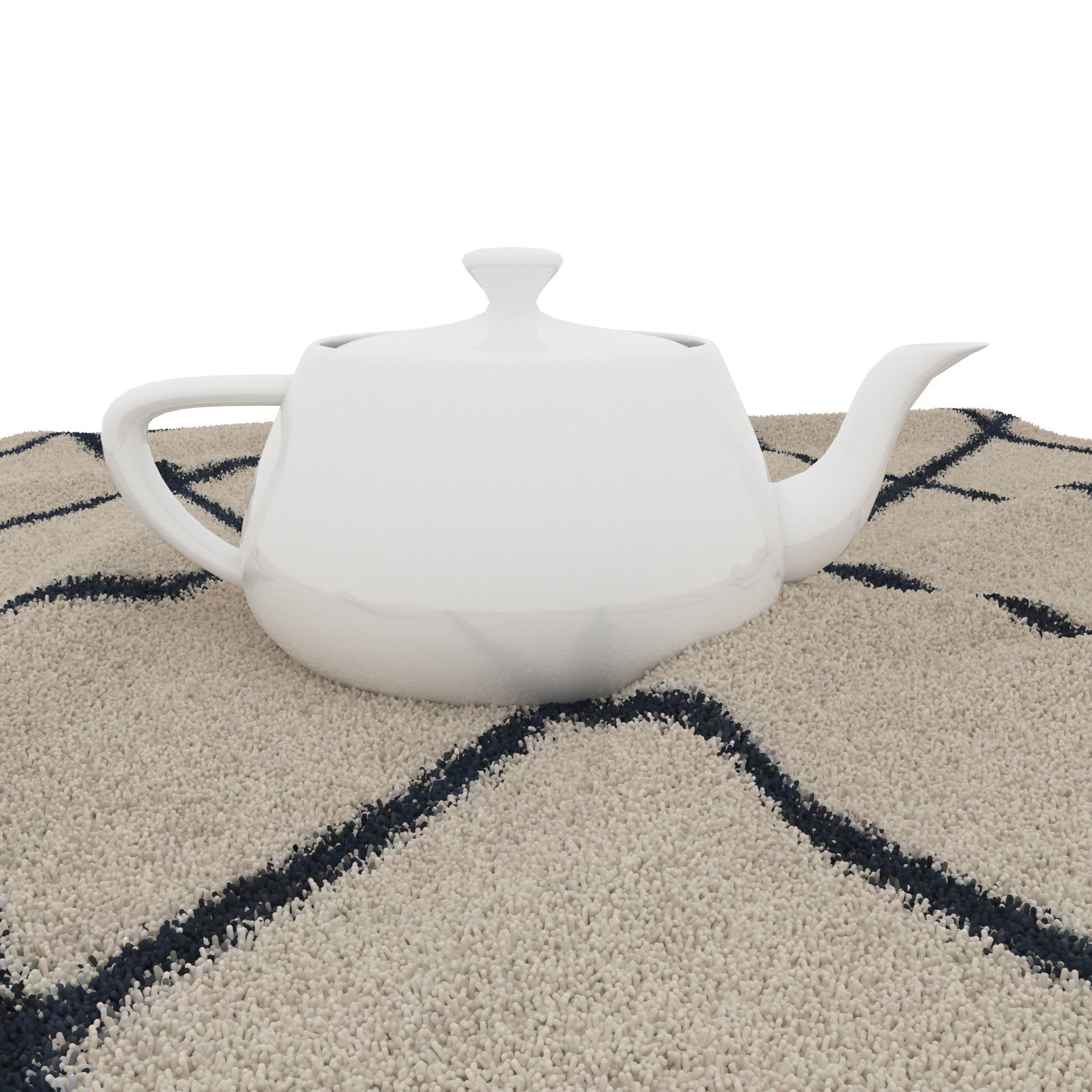Rugs No 392 Low-poly 3D model_6