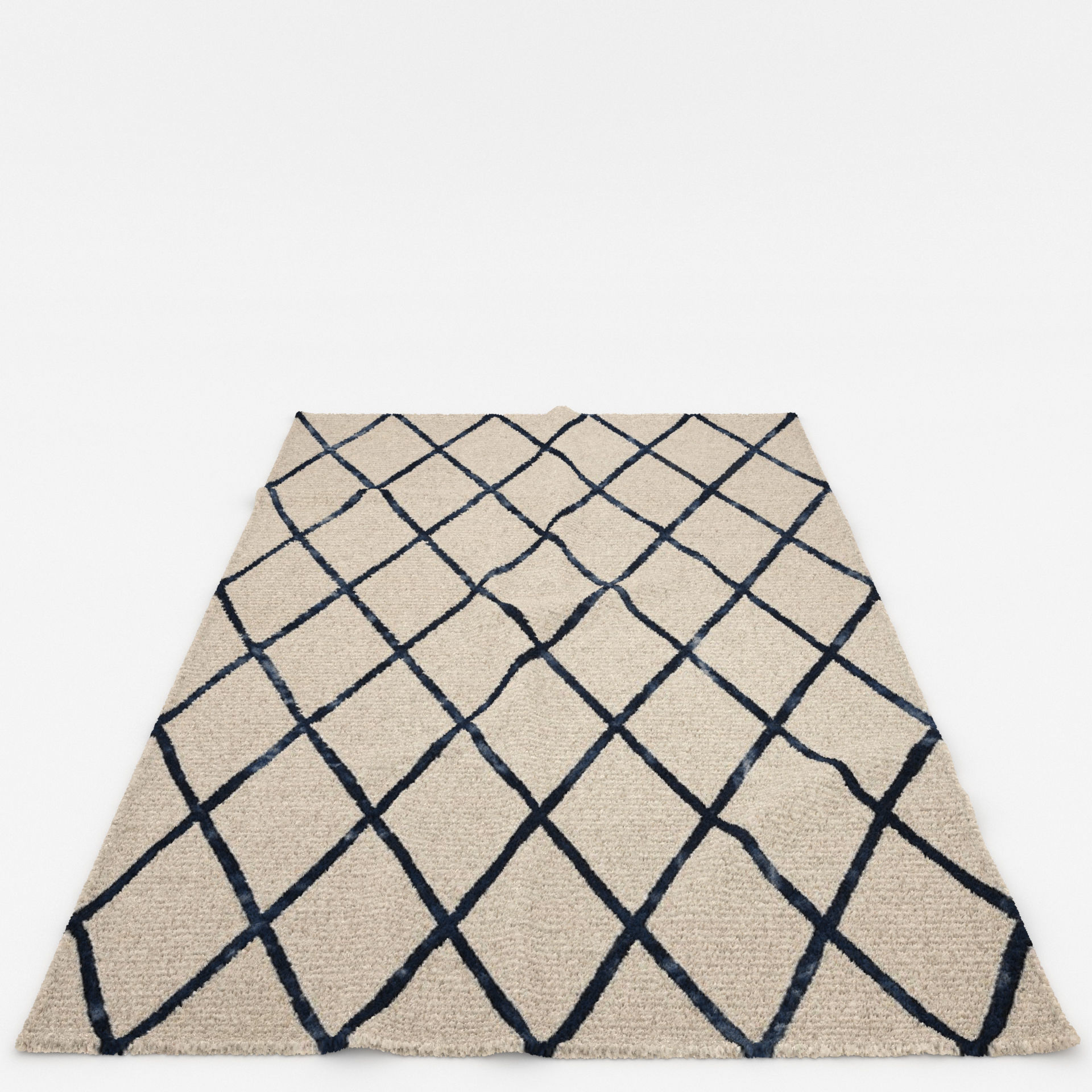 Rugs No 392 Low-poly 3D model_7