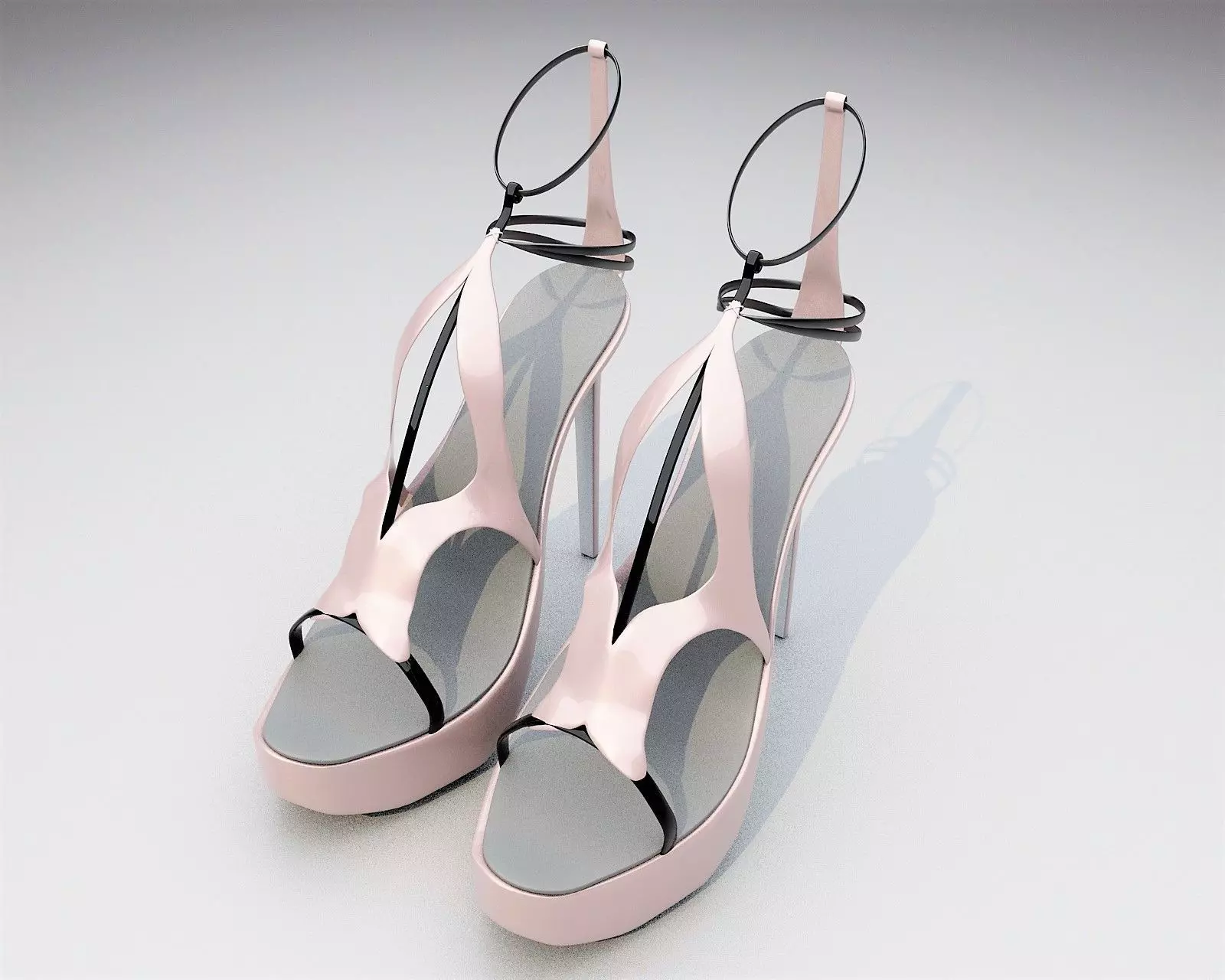 Unique Stylish Shandal Low-poly 3D model_0