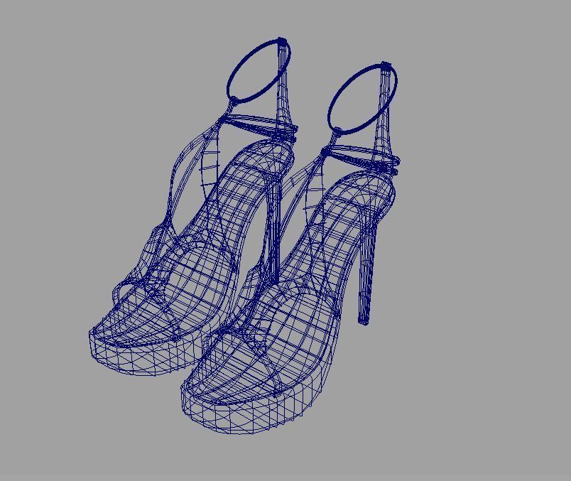 Unique Stylish Shandal Low-poly 3D model_1