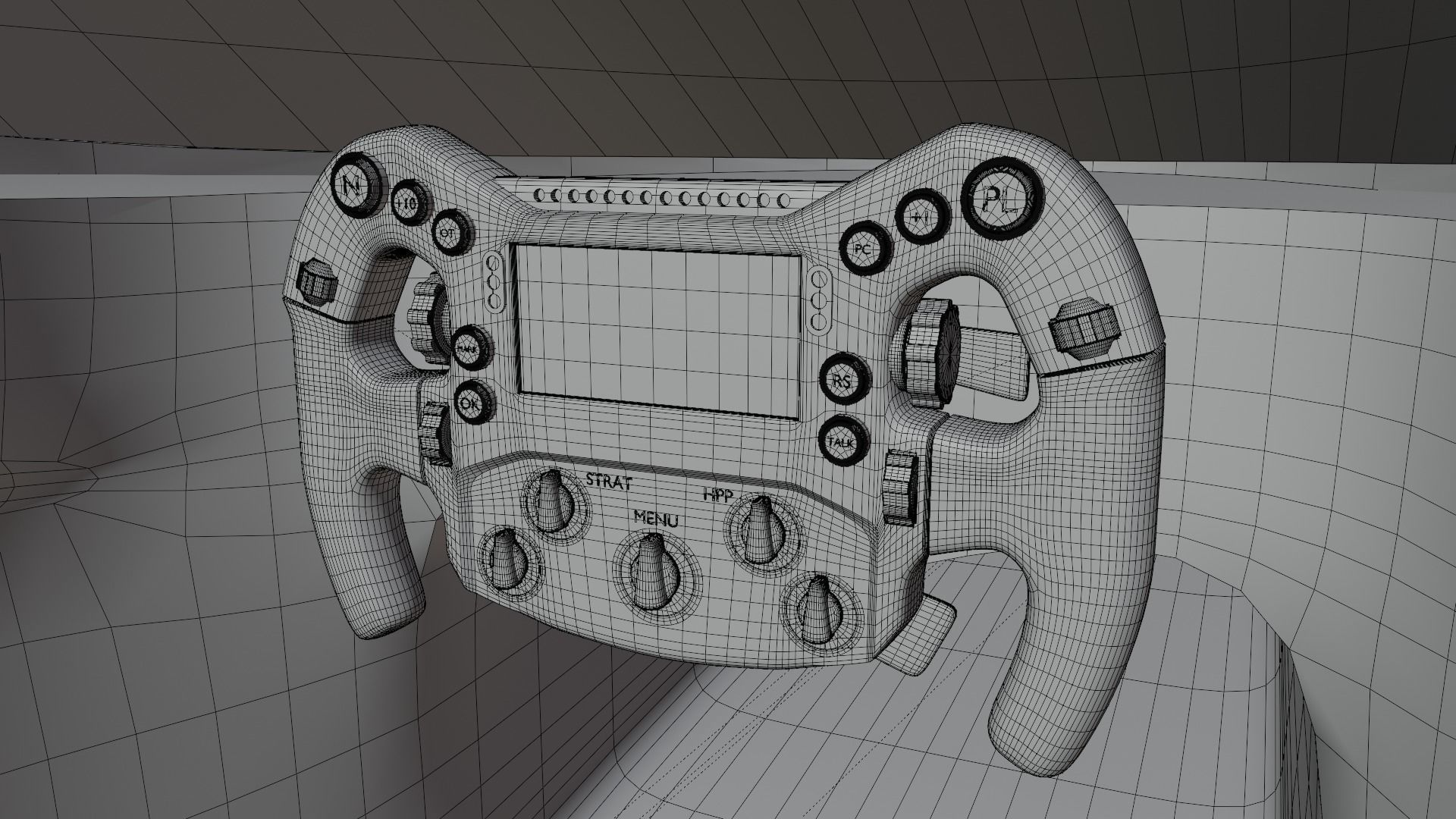 V10 R-League Car 3D model_13