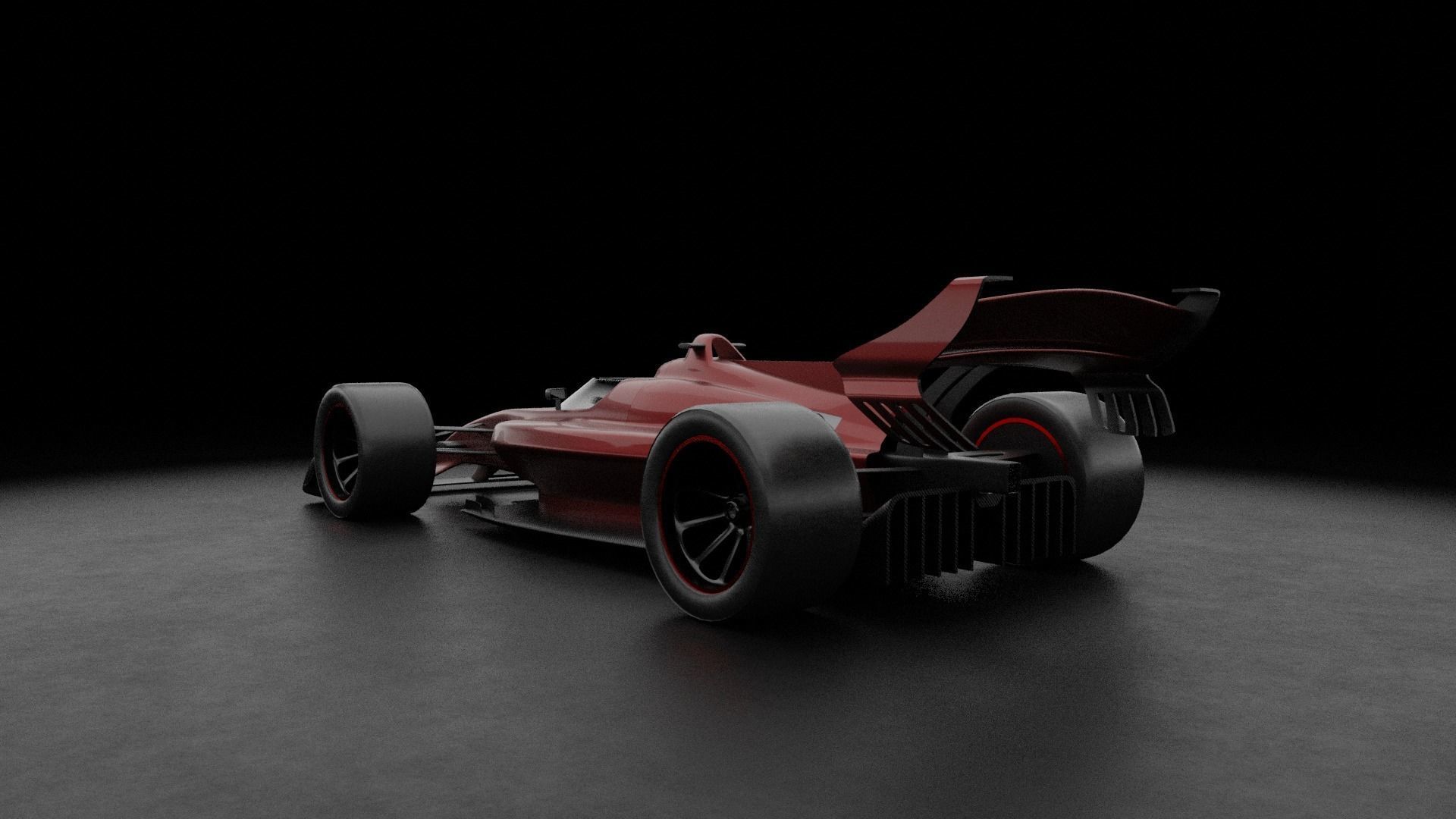V10 R-League Car 3D model_4