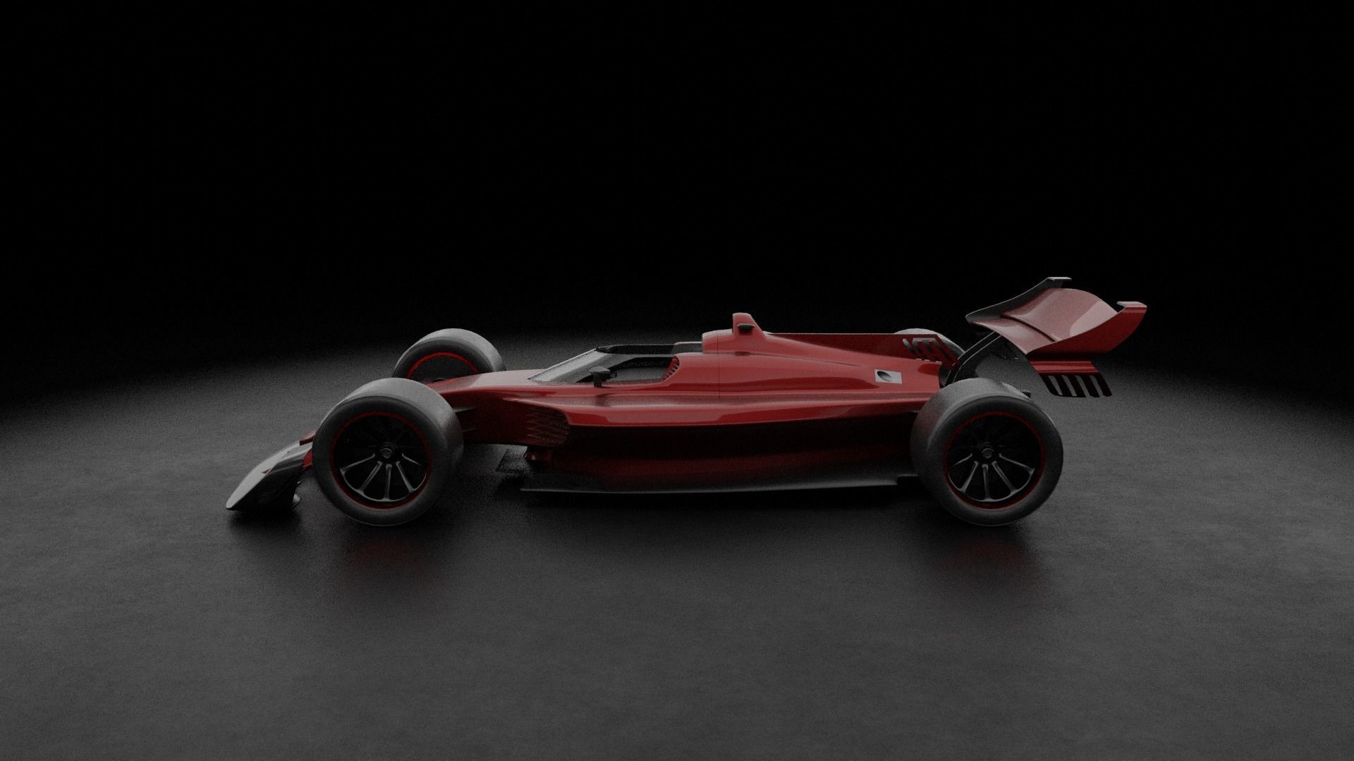V10 R-League Car 3D model_9