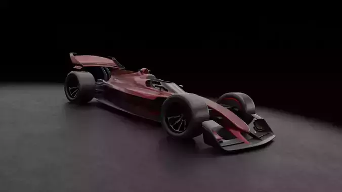 V10 R-League Car 3D model