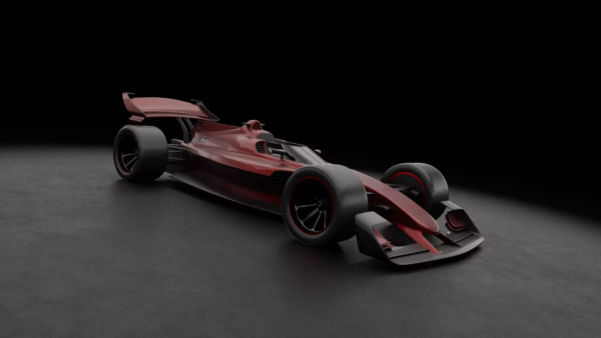 V10 R-League Car 3D model_0