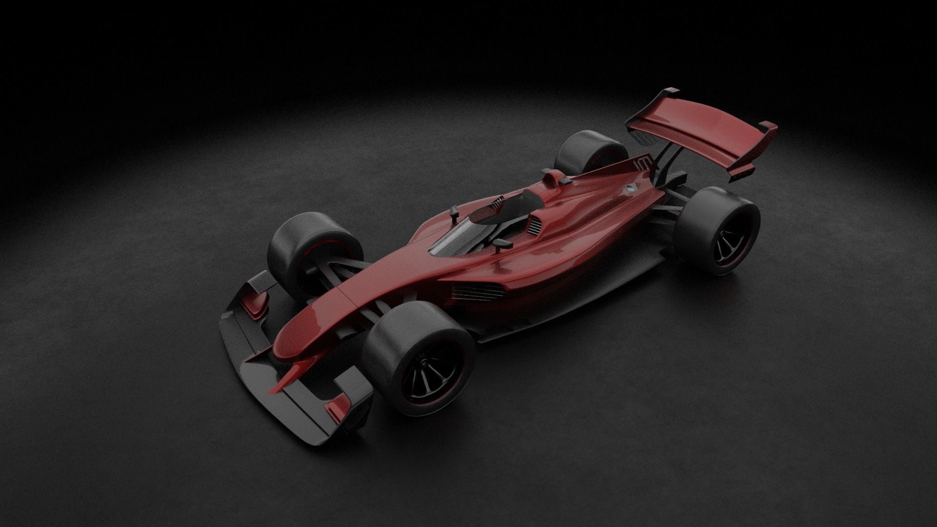 V10 R-League Car 3D model_5