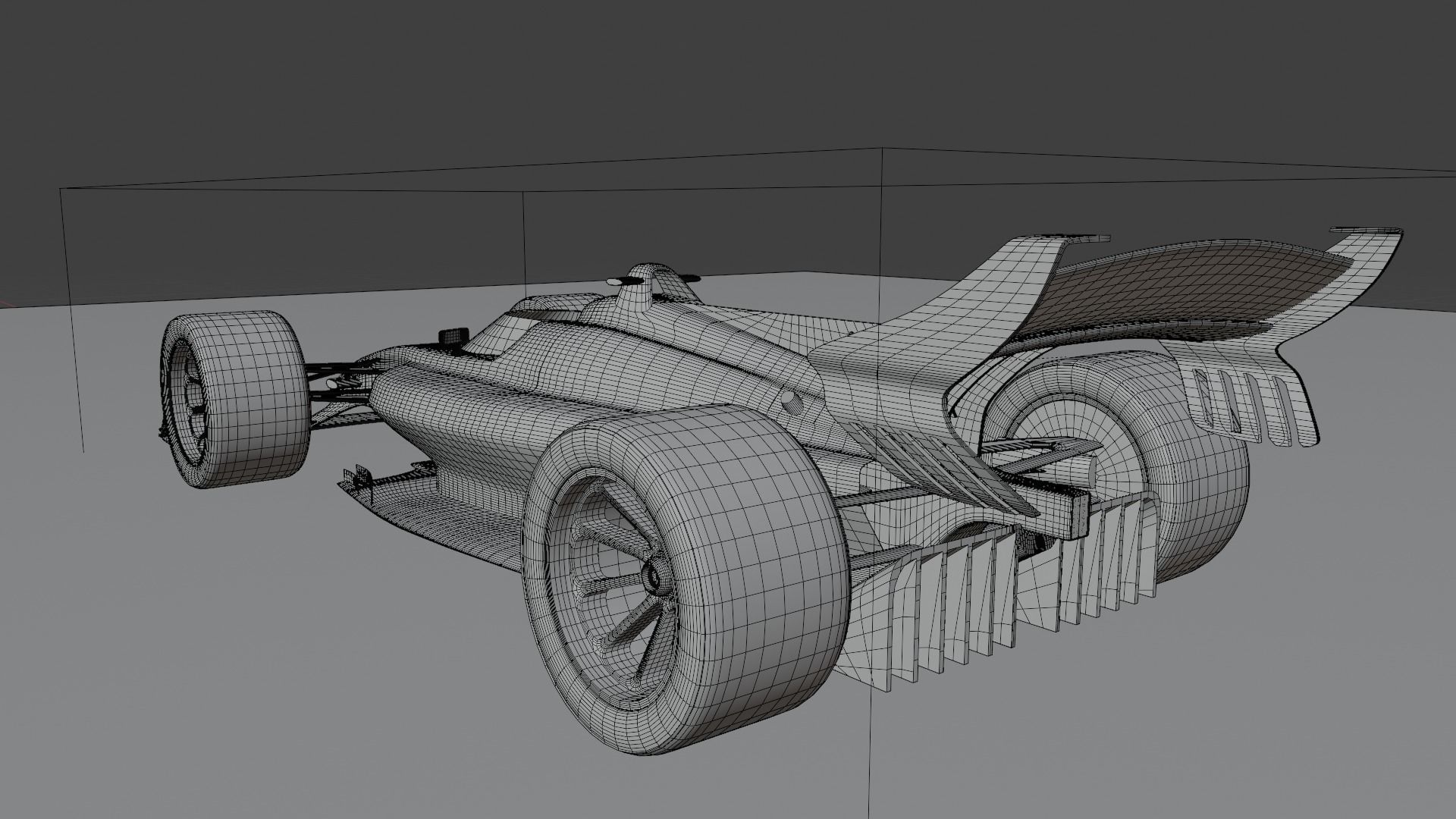 V10 R-League Car 3D model_12