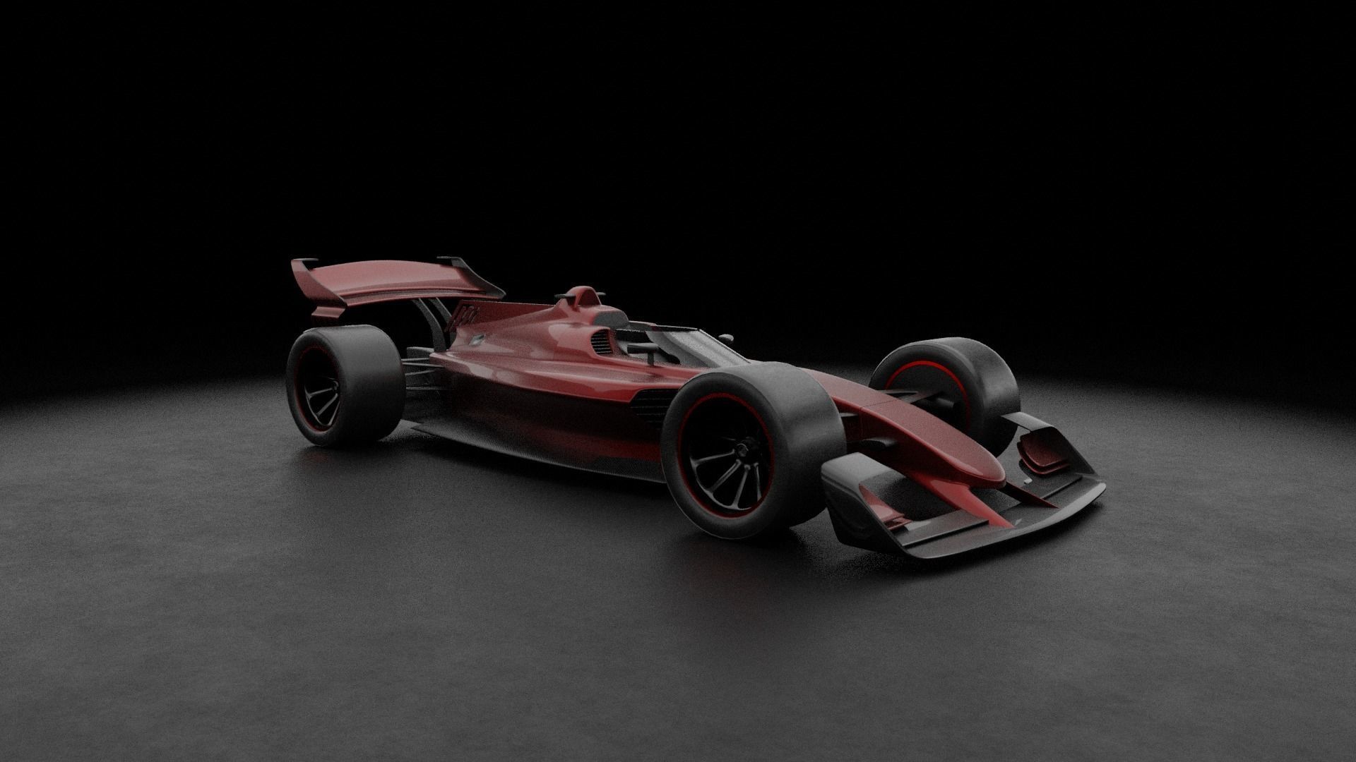 V10 R-League Car 3D model_1