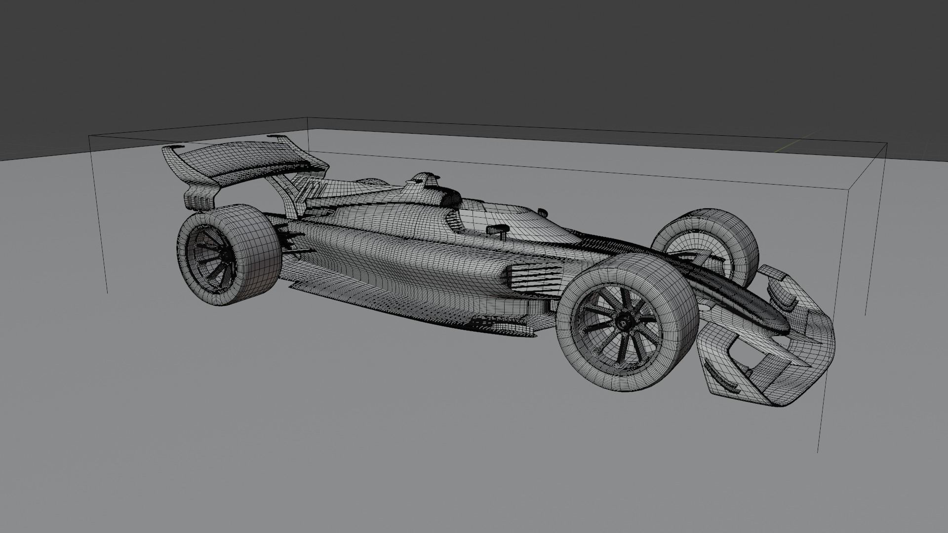V10 R-League Car 3D model_11