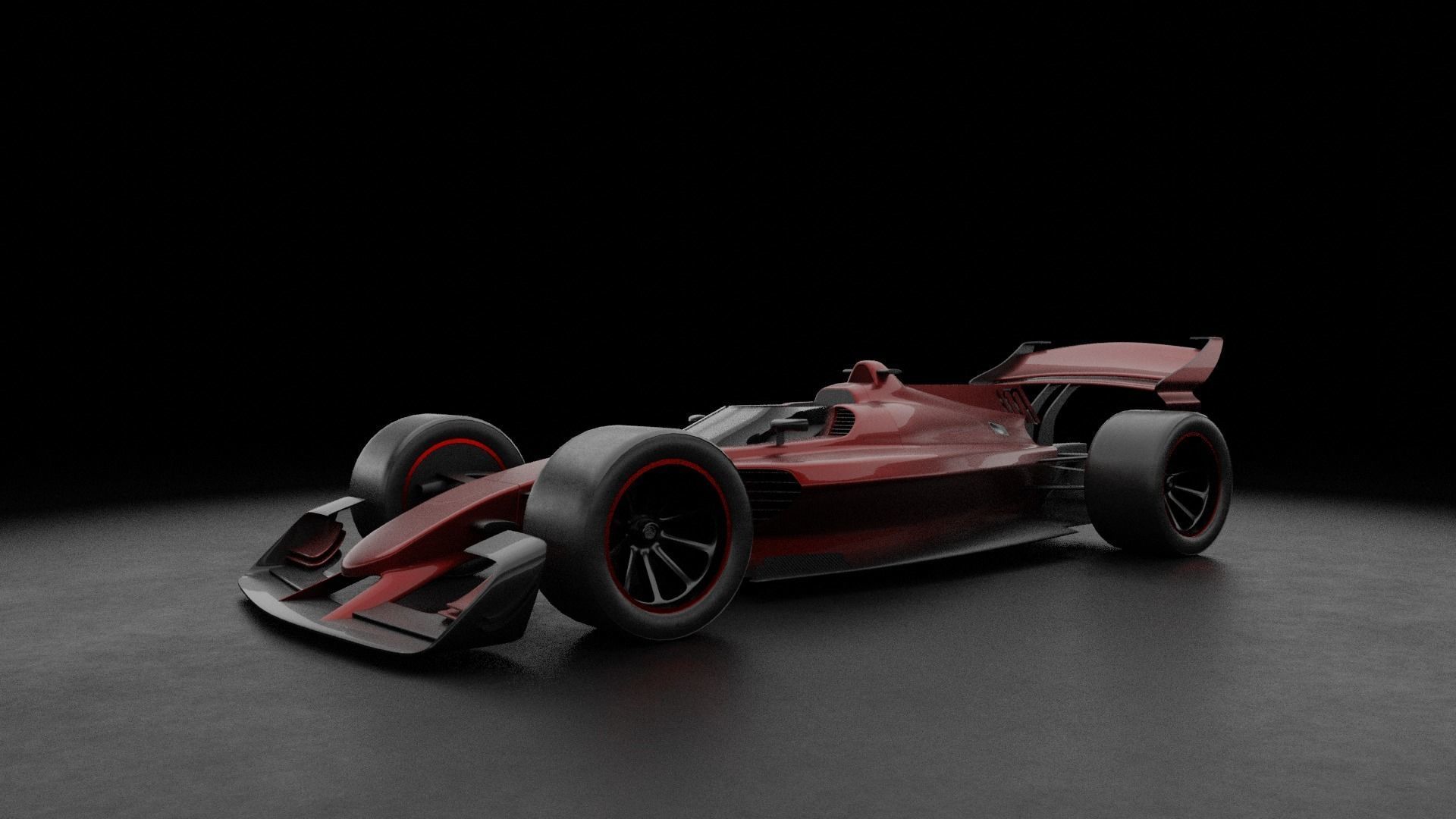 V10 R-League Car 3D model_3