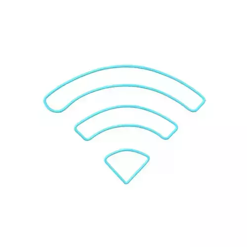 Neon Wifi Symbol v1 001