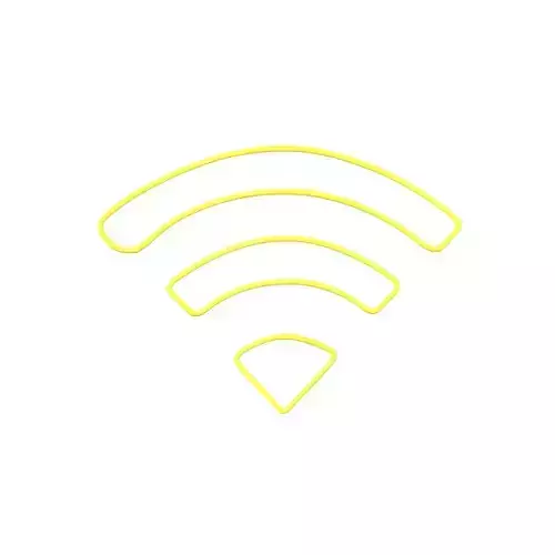 Neon Wifi Symbol v1 005