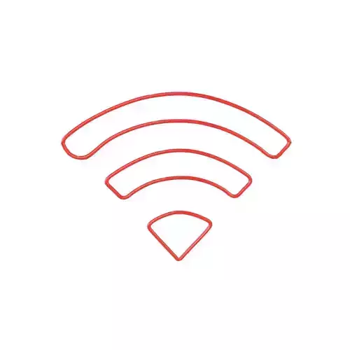 Neon Wifi Symbol v1 006