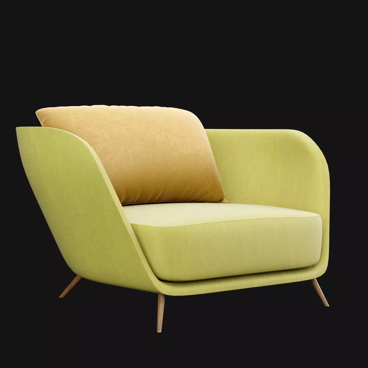 Modern chair 3D model_0