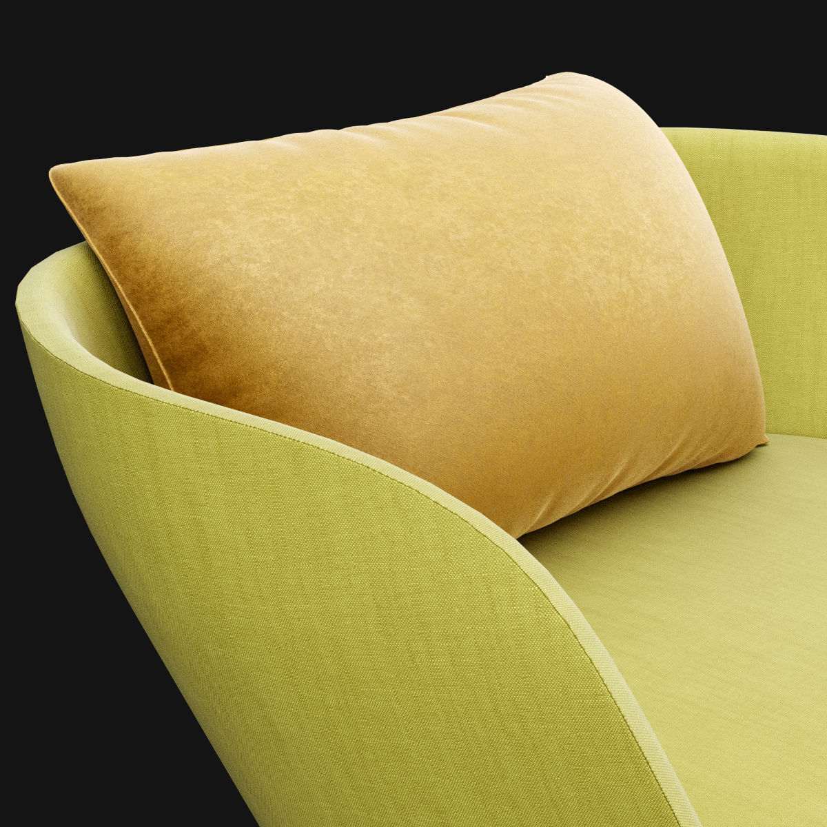 Modern chair 3D model_14