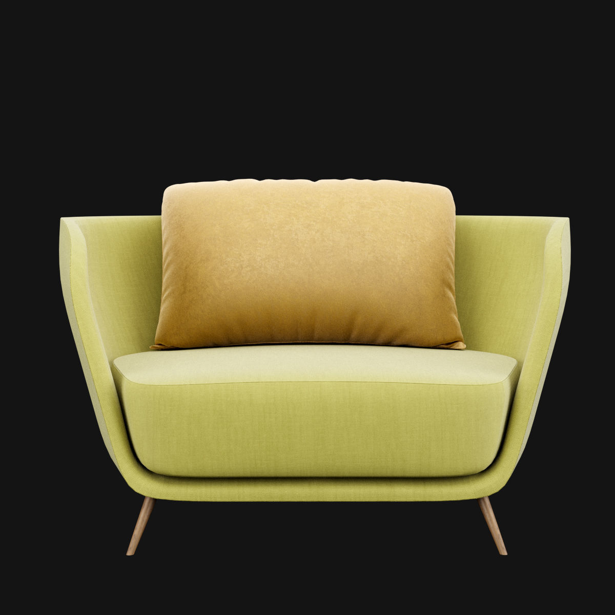 Modern chair 3D model_6