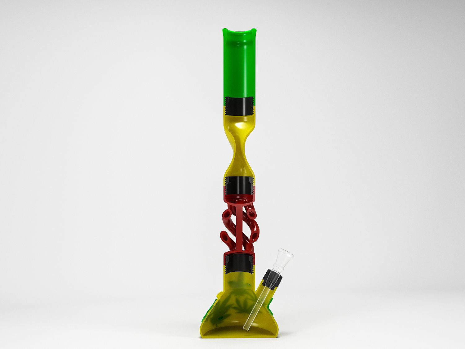BUILD A CUSTOM BONG - MOUTHPIECE 3D print model_4