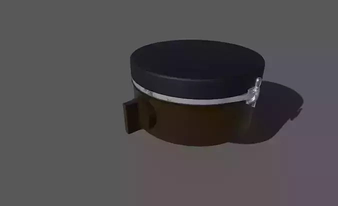 PMN antipersonnel mine 3D model
