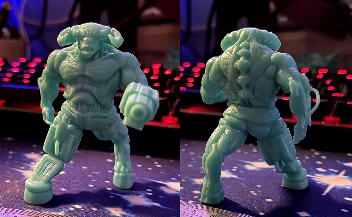 Doom Cyberdemon DOS Print Model 3D print model_1